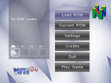 Wii64 Honey Beta 1.1 background
